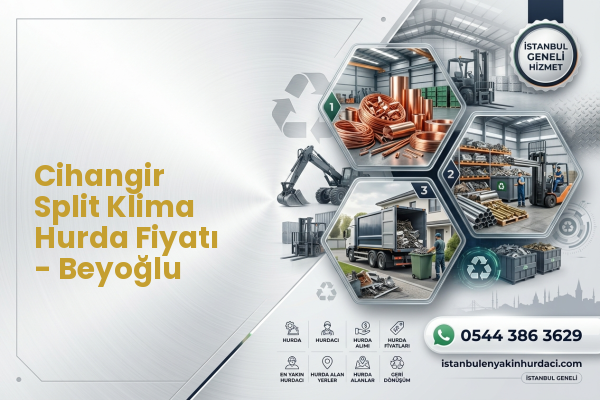 Cihangir Split Klima Hurda Fiyatı - Beyoğlu
