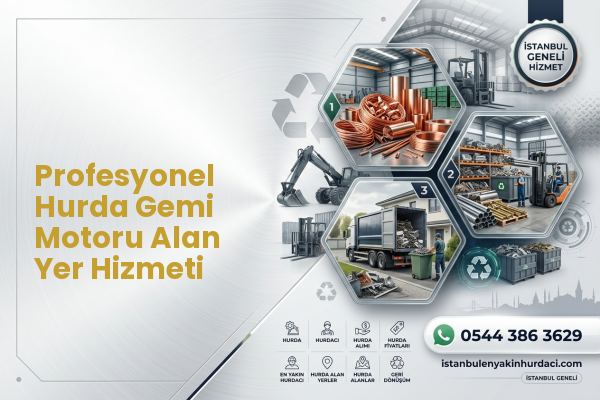Profesyonel Hurda Gemi Motoru Alan Yer Hizmeti